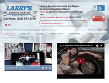 Tablet Screenshot of larrysautocarrepairshop.com